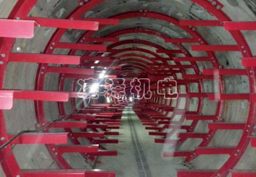 电缆支架安装后